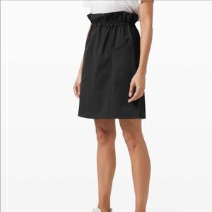 Lululemon Black Trip Taker Skirt 8